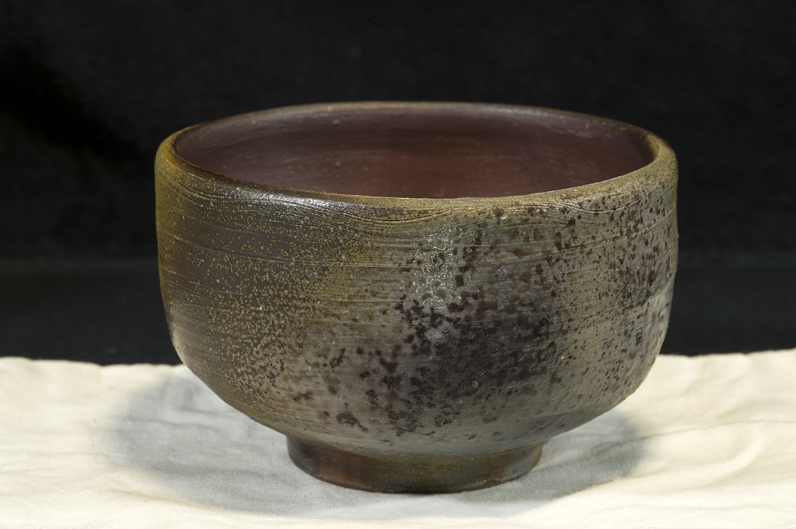 Bizen yaki chawan matcha csésze