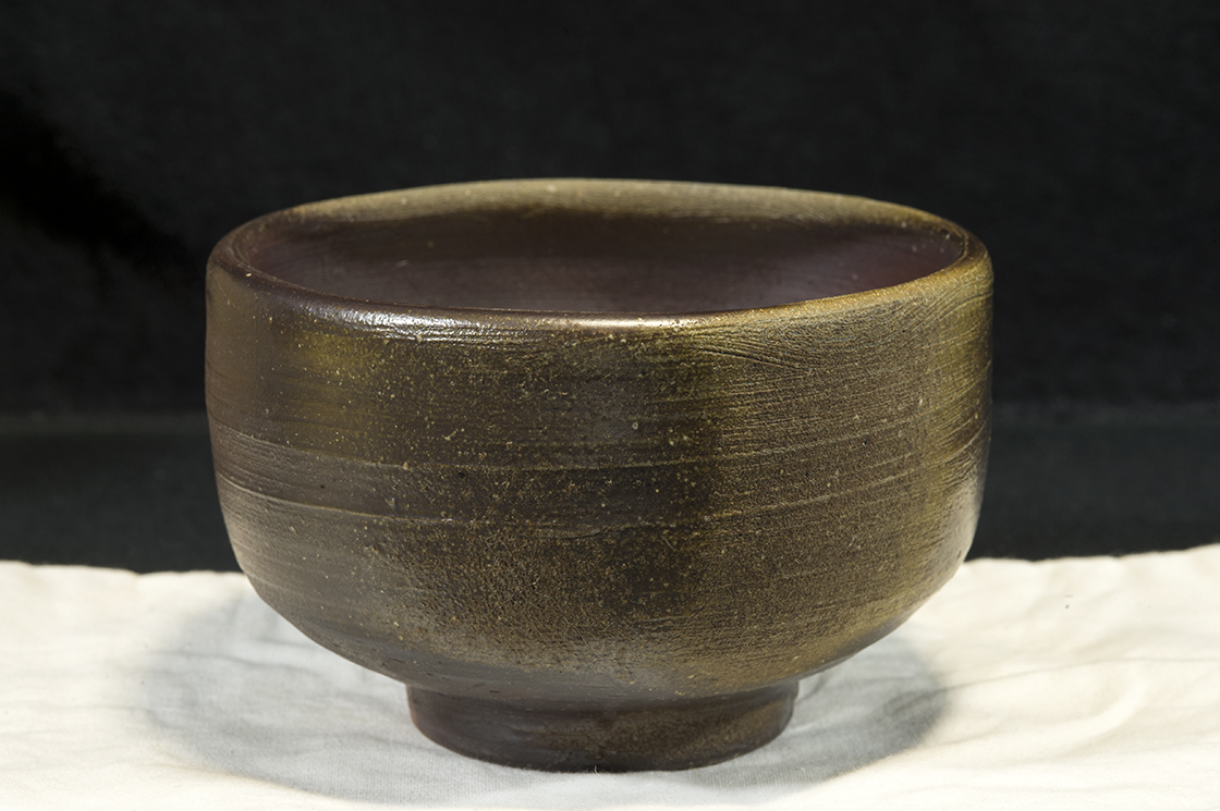 Bizen yaki chawan matcha csésze