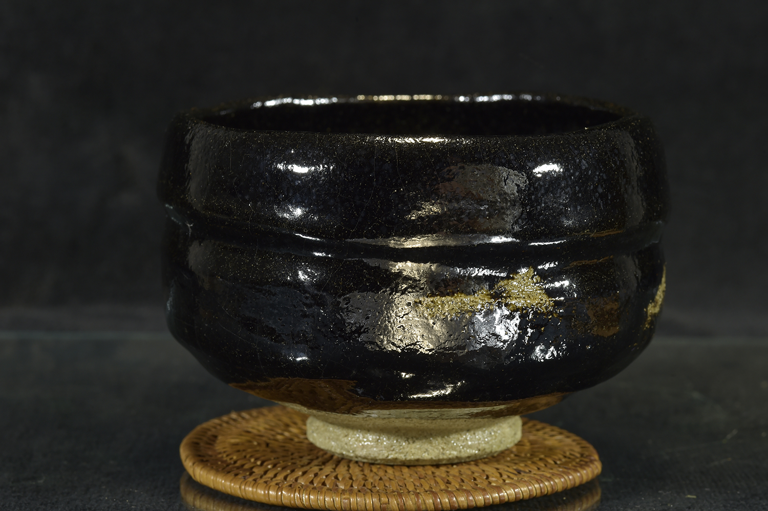 Daitokuji zen templom kuro raku chawan Shoraku Sasaki