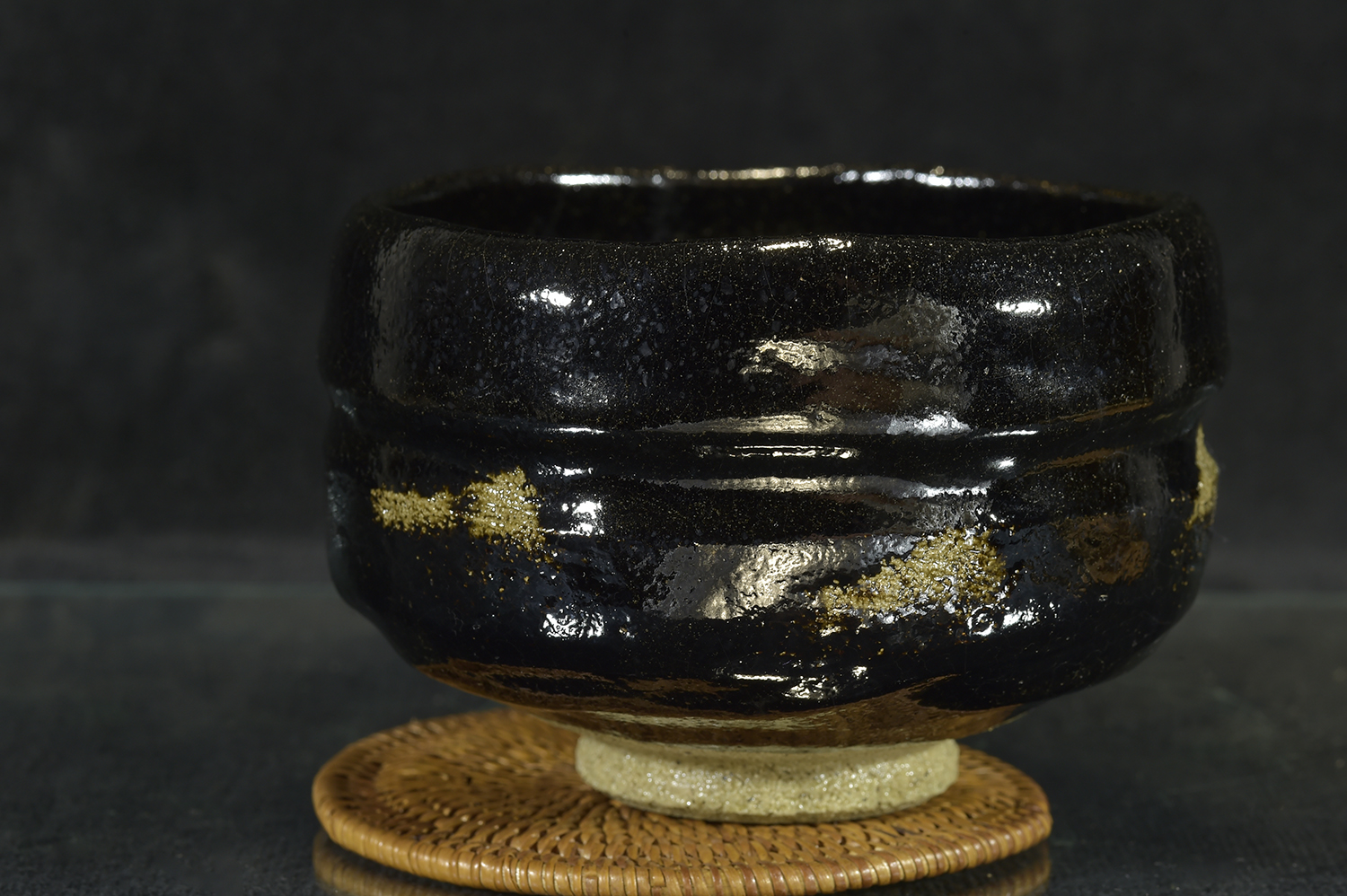 Daitokuji zen templom kuro raku chawan Shoraku Sasaki