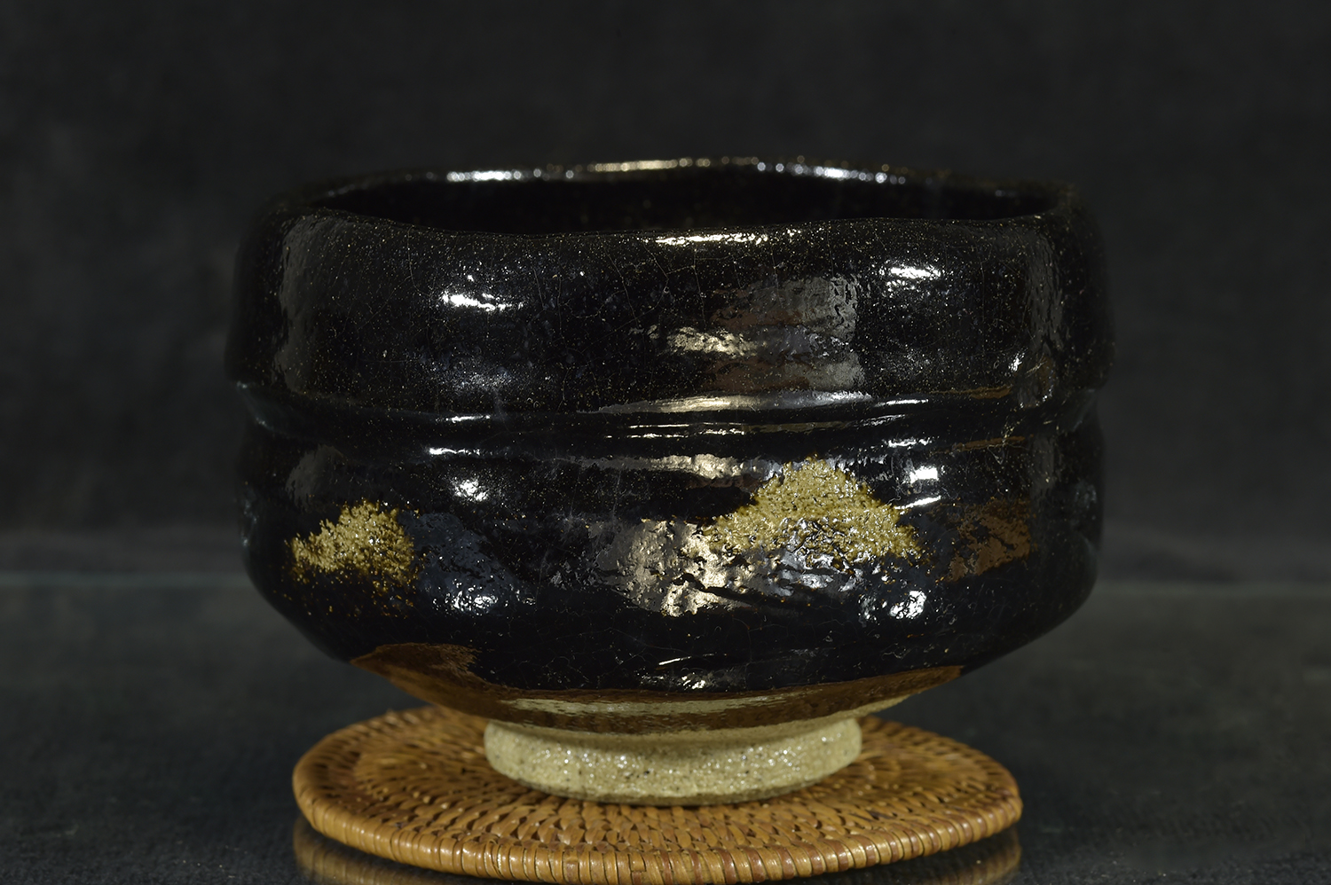 Daitokuji zen templom kuro raku chawan Shoraku Sasaki