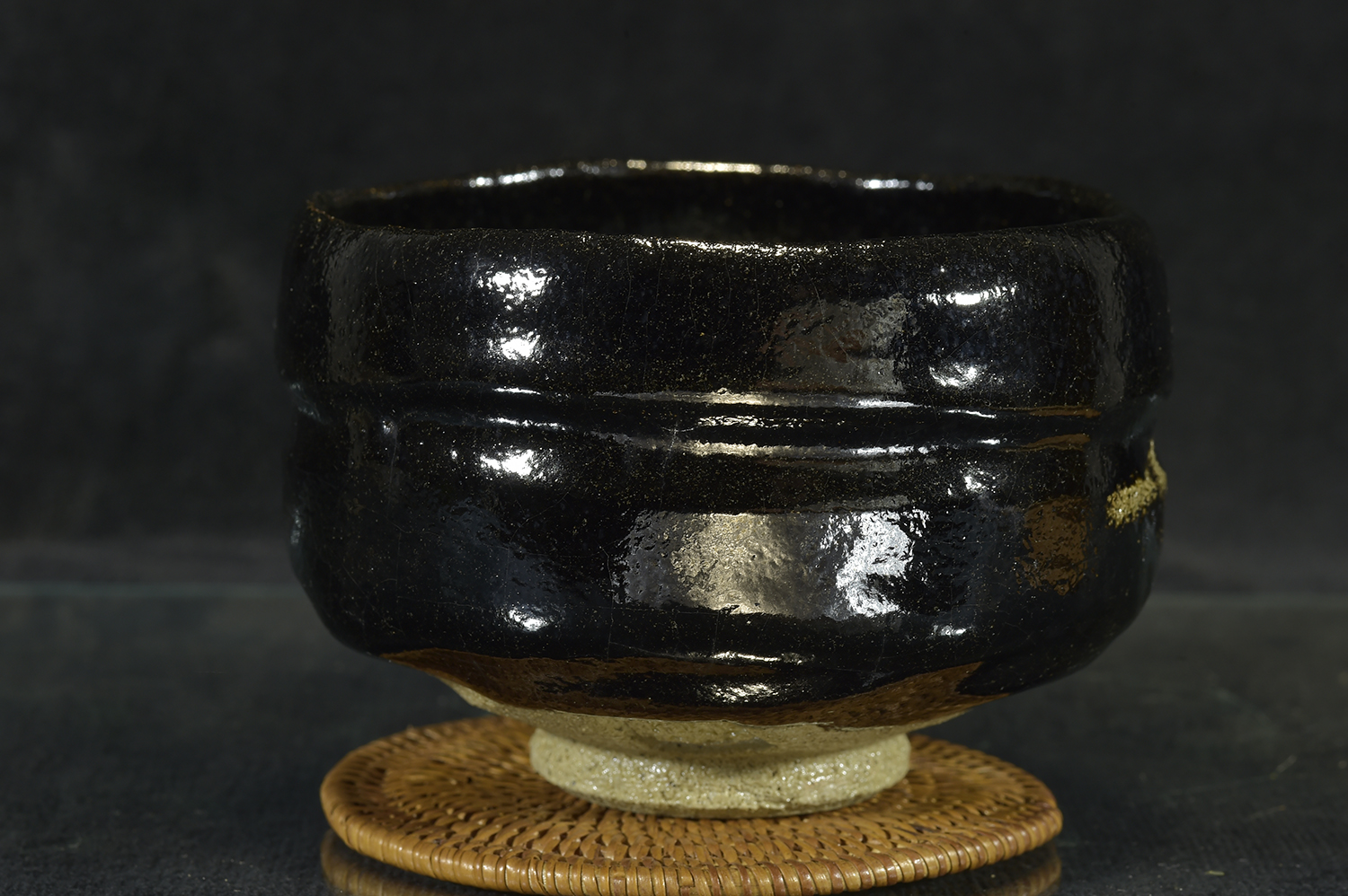 Daitokuji zen templom kuro raku chawan Shoraku Sasaki