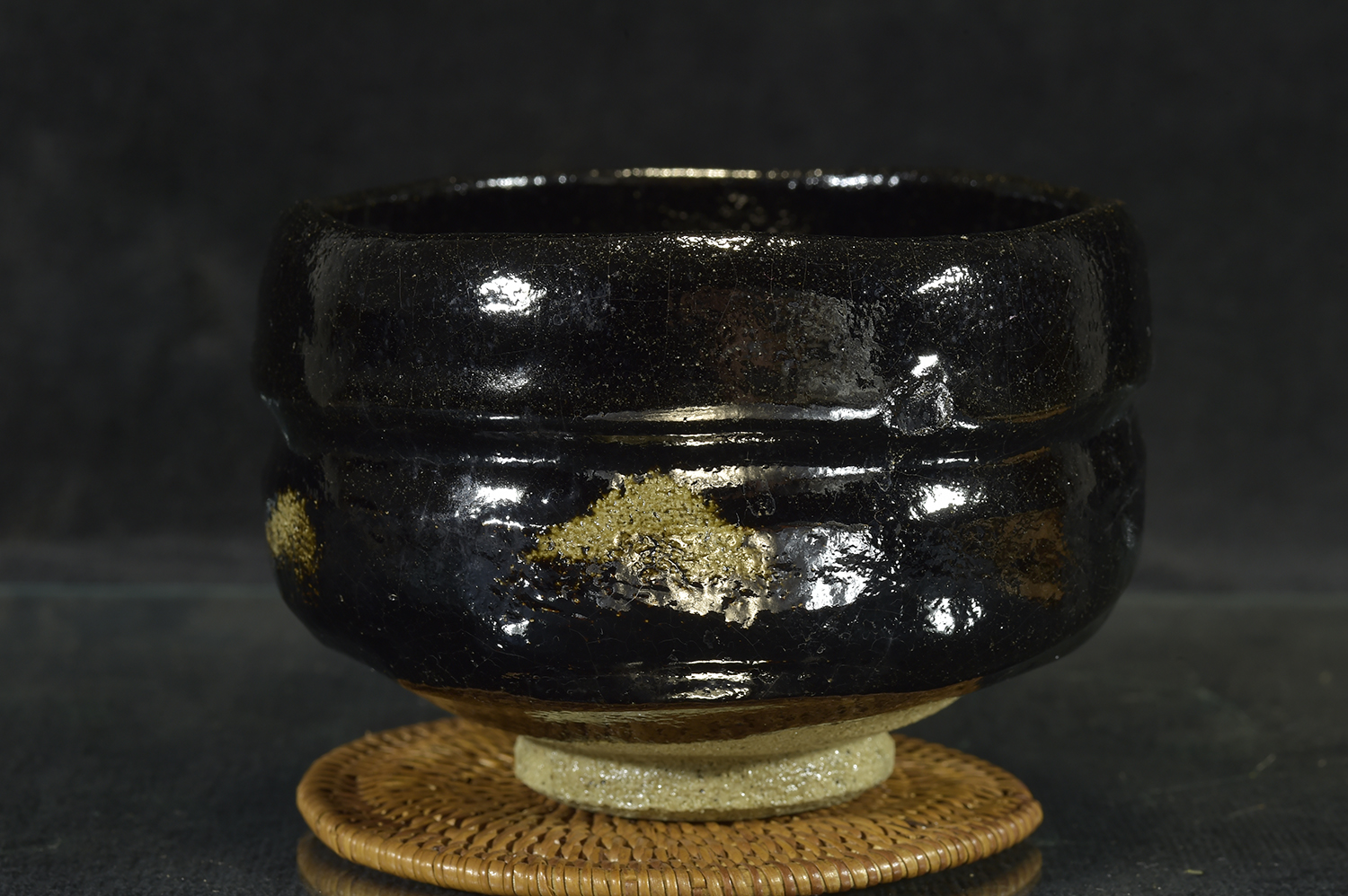 Daitokuji zen templom kuro raku chawan Shoraku Sasaki