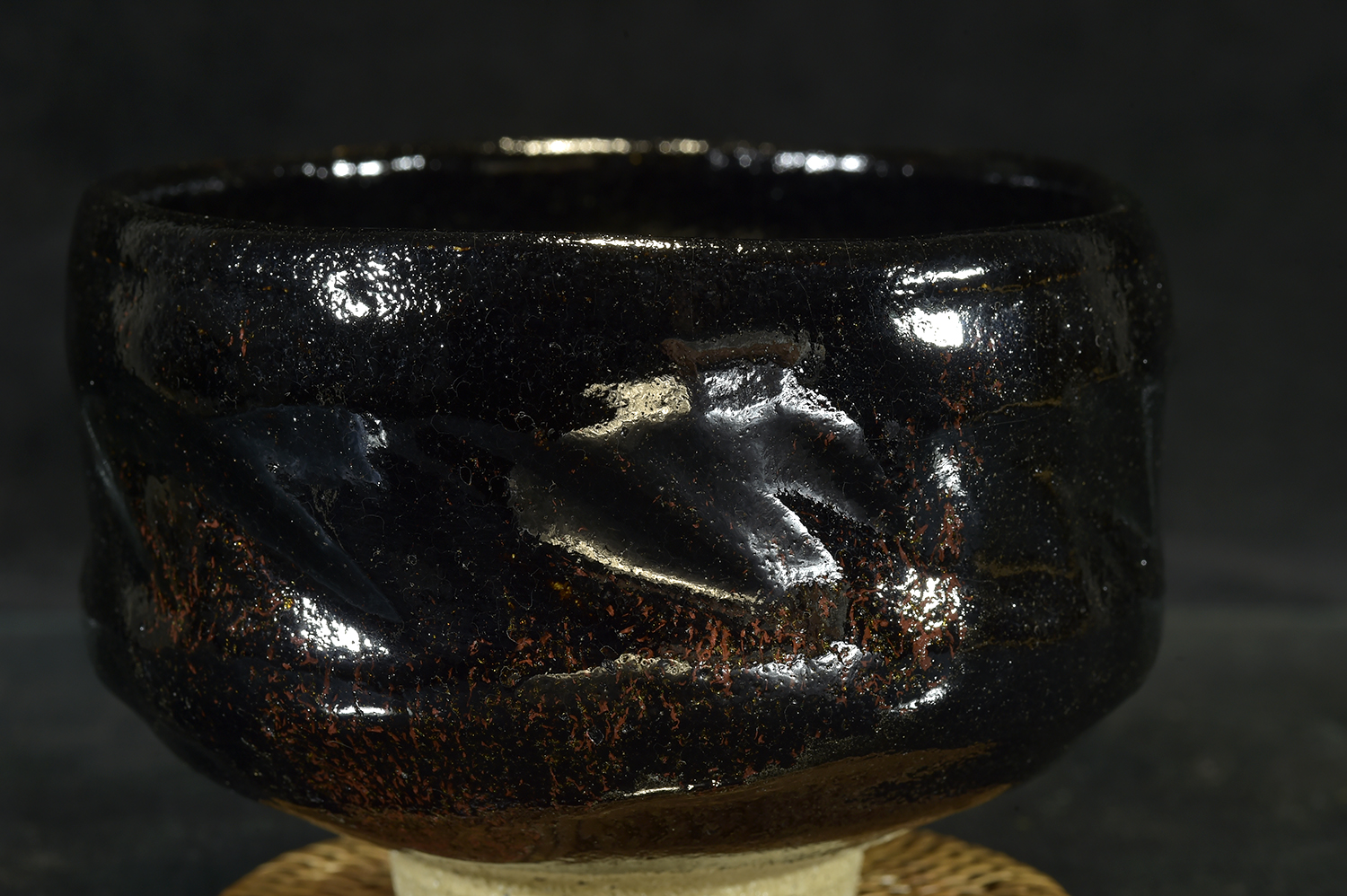 Daitokuji zen templom kuro raku chawan Shoraku Sasaki