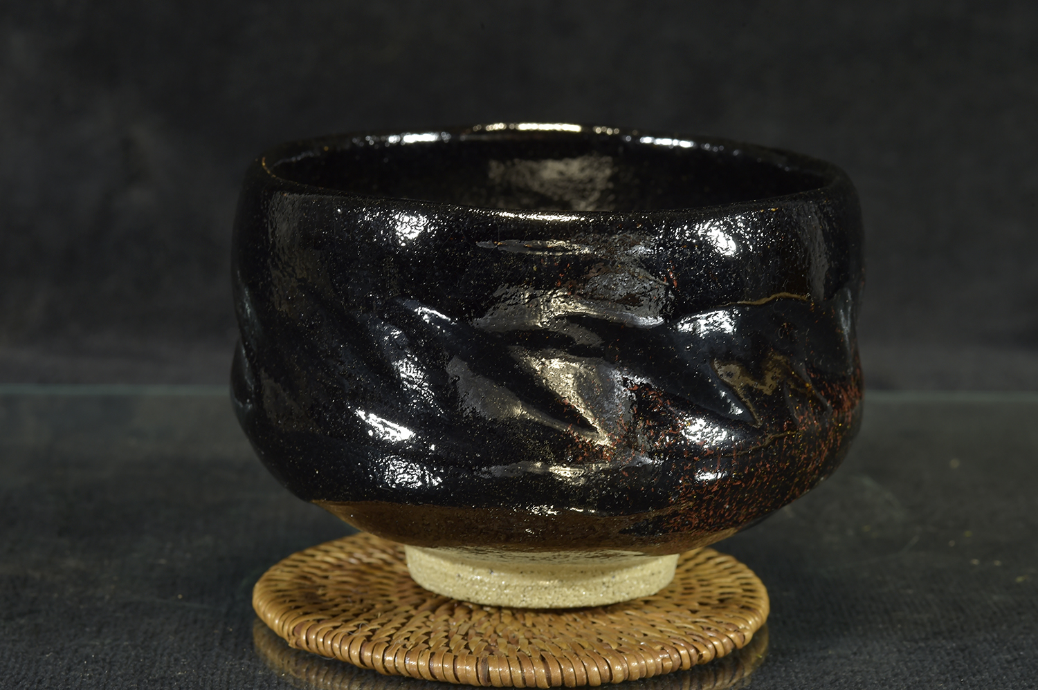 Daitokuji zen templom kuro raku chawan Shoraku Sasaki