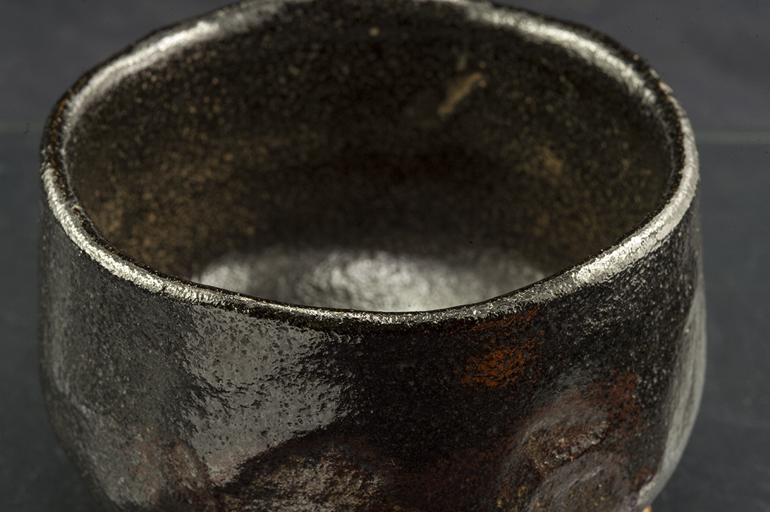 kuro raku chawan japan matcha teabowl waraku kawasaki