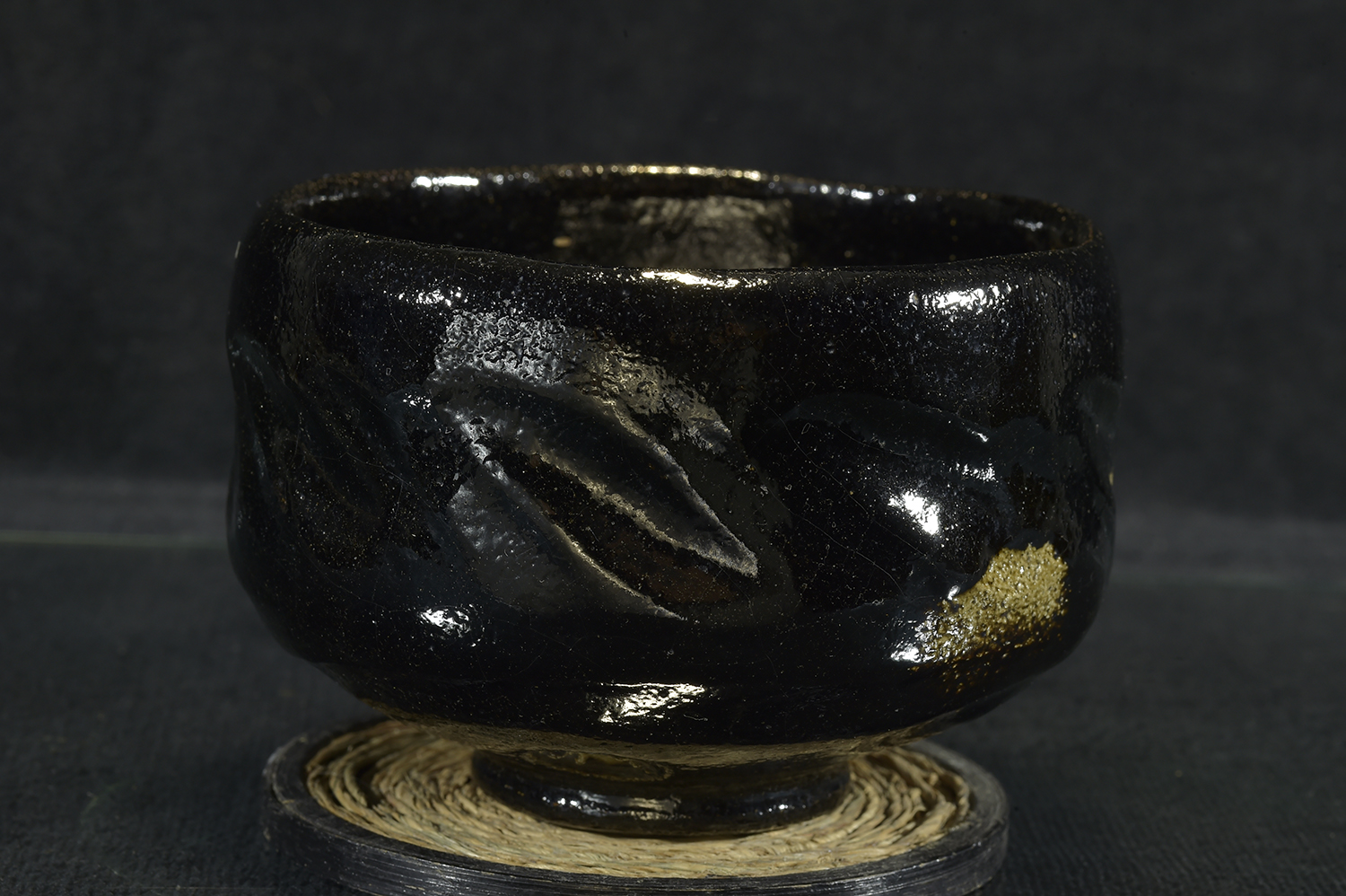 Daitokuji templom raku chawan, japán matcha teáscsésze