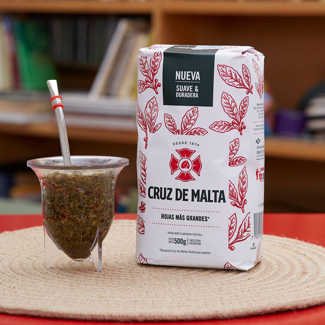 Cruz de malta yerba mate tea