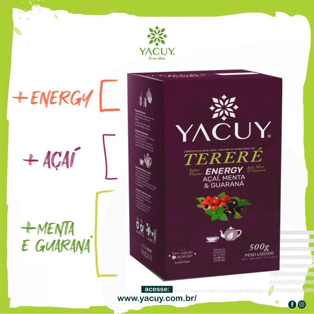 Yacuy Tereré Acai, Guaraná e Menta 