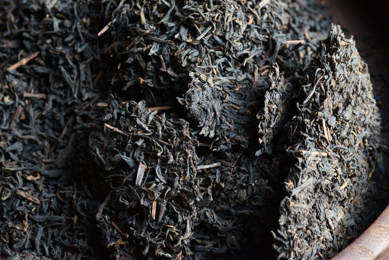 2010 Liu Bao 5117 Hat erőd hei cha sötét fekete tea