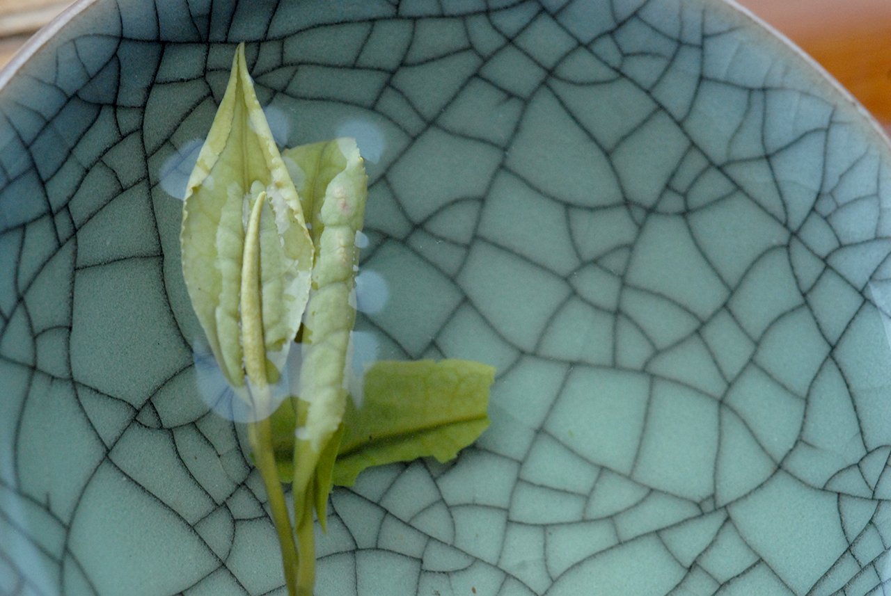 Anji Bai cha kínai zöld tea