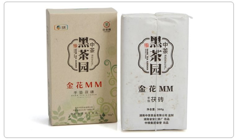 2013 Anhua Hei Zhuan Cha érlelt sötét fekete tea