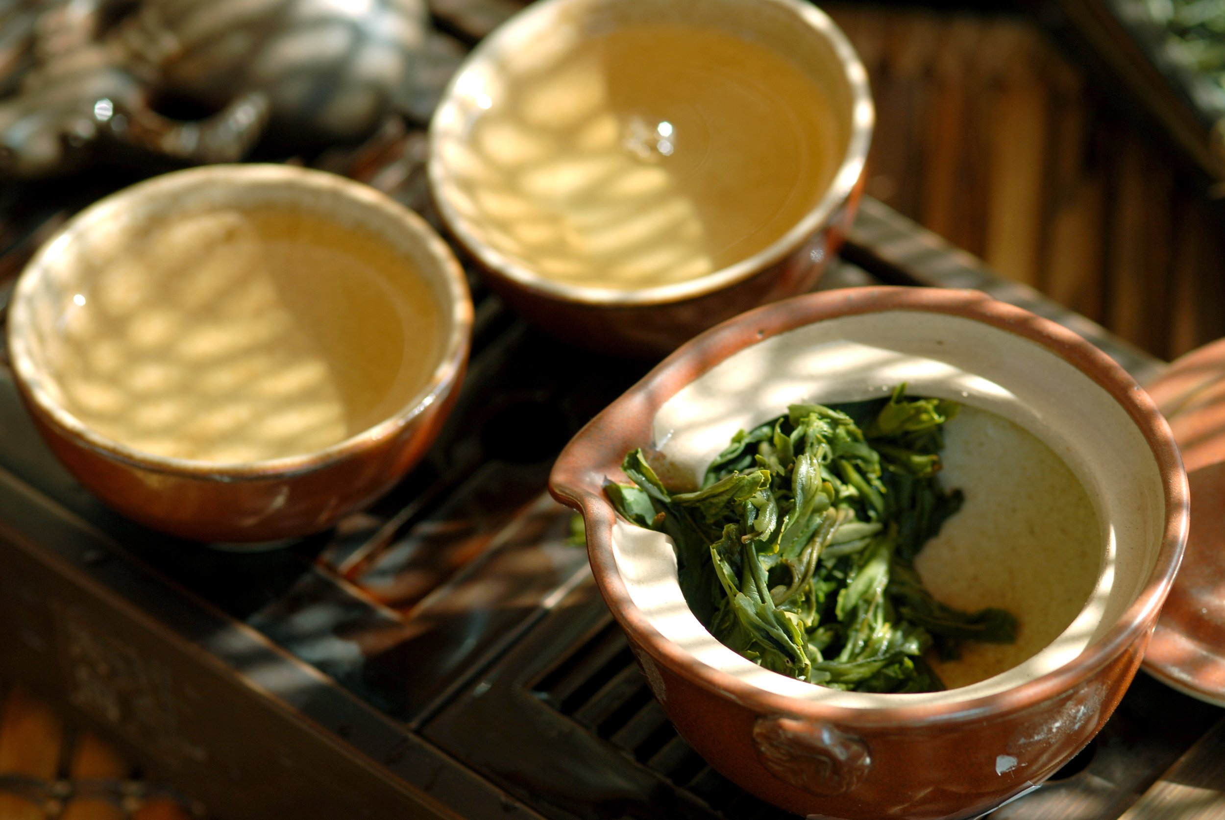 Liuan Guapian hat mag nyugalma kínai zöld tea