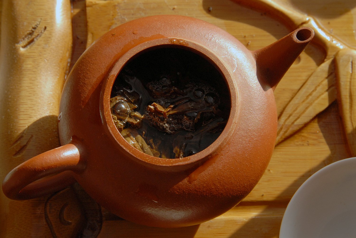 2000 Vörös Vas lepény érlelt sheng puerh tea