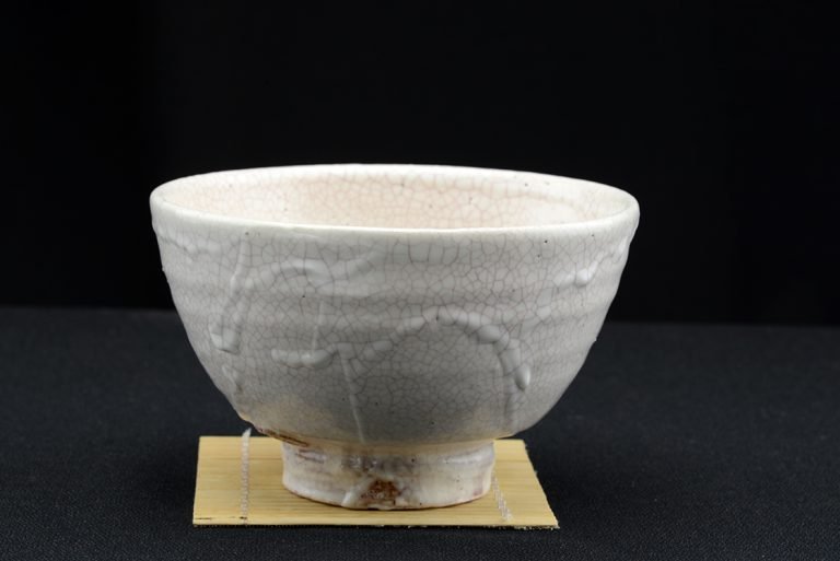yamane seigan fehér hagi chawan japán matcha teáscsésze