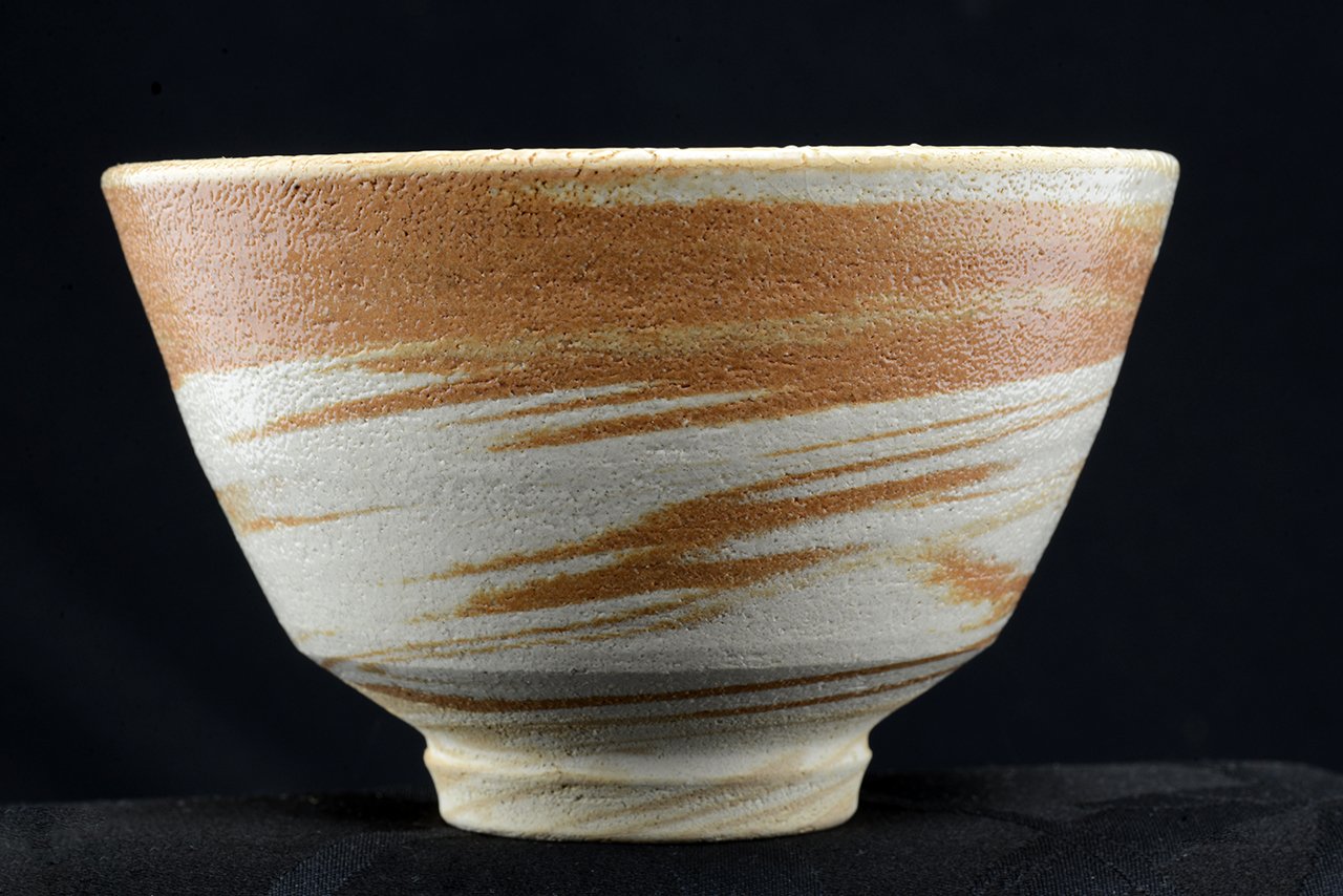 Tadashi Shibata Seto chawan matcha teáscsésze