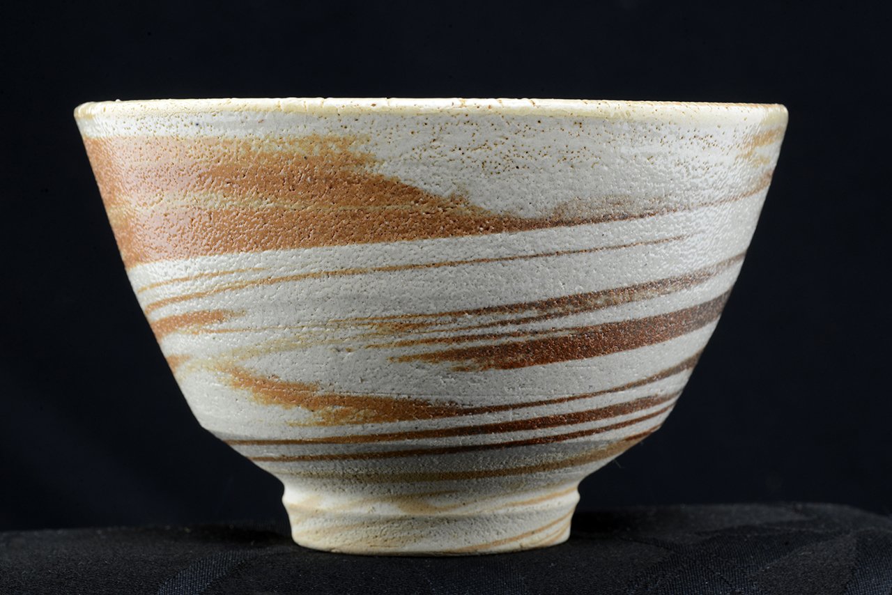 Tadashi Shibata Seto chawan matcha teáscsésze