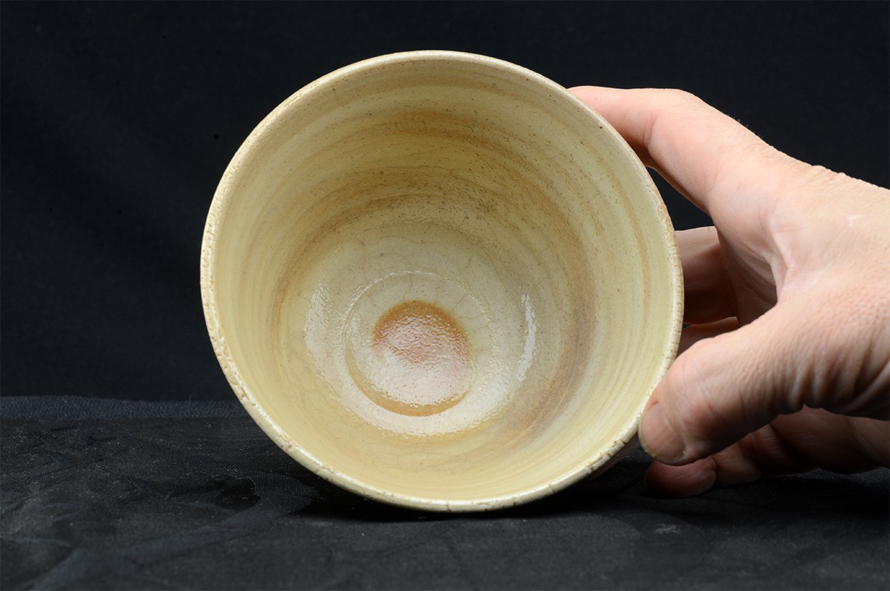 Tadashi Shibata Seto chawan matcha teáscsésze