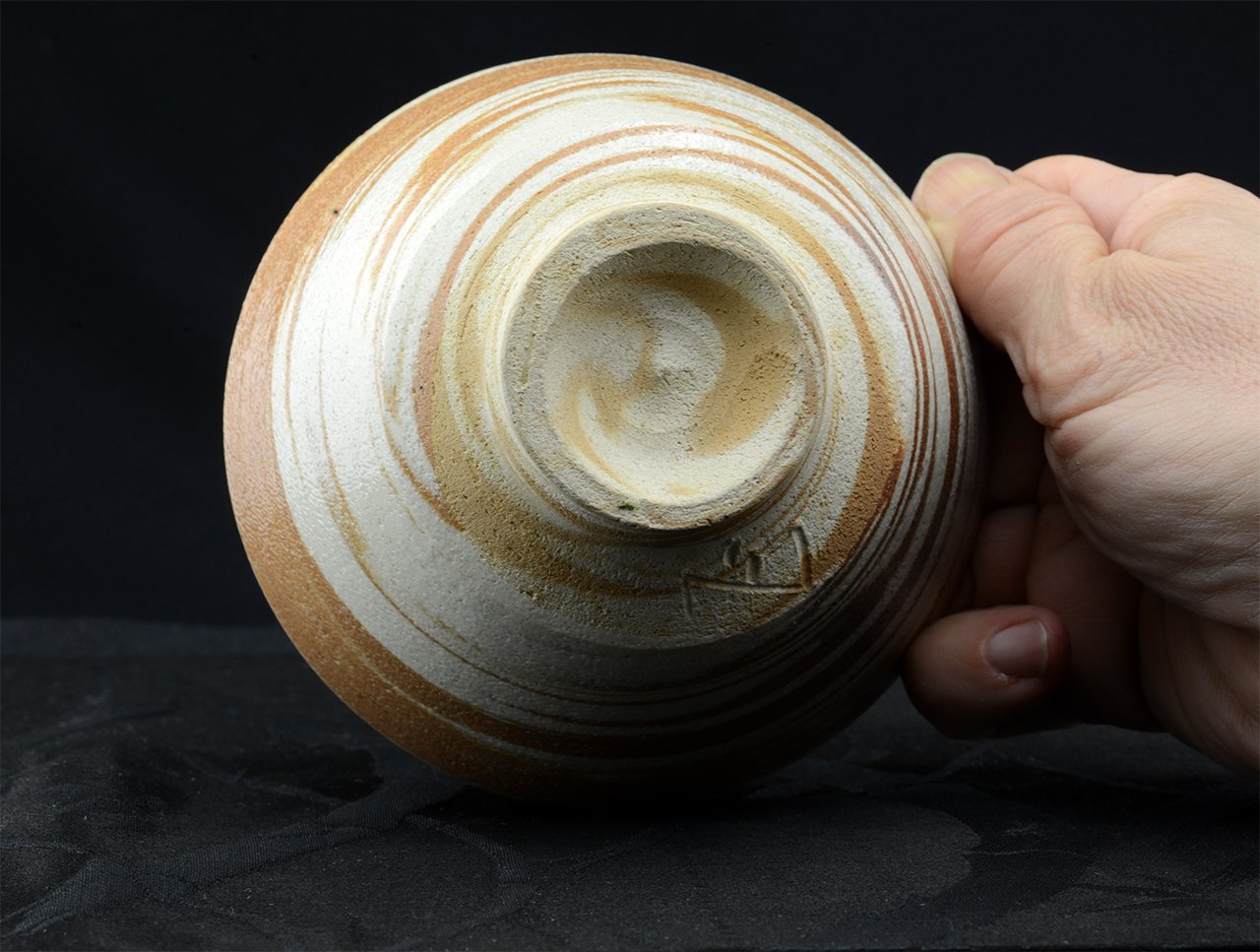 Tadashi Shibata Seto chawan matcha teáscsésze