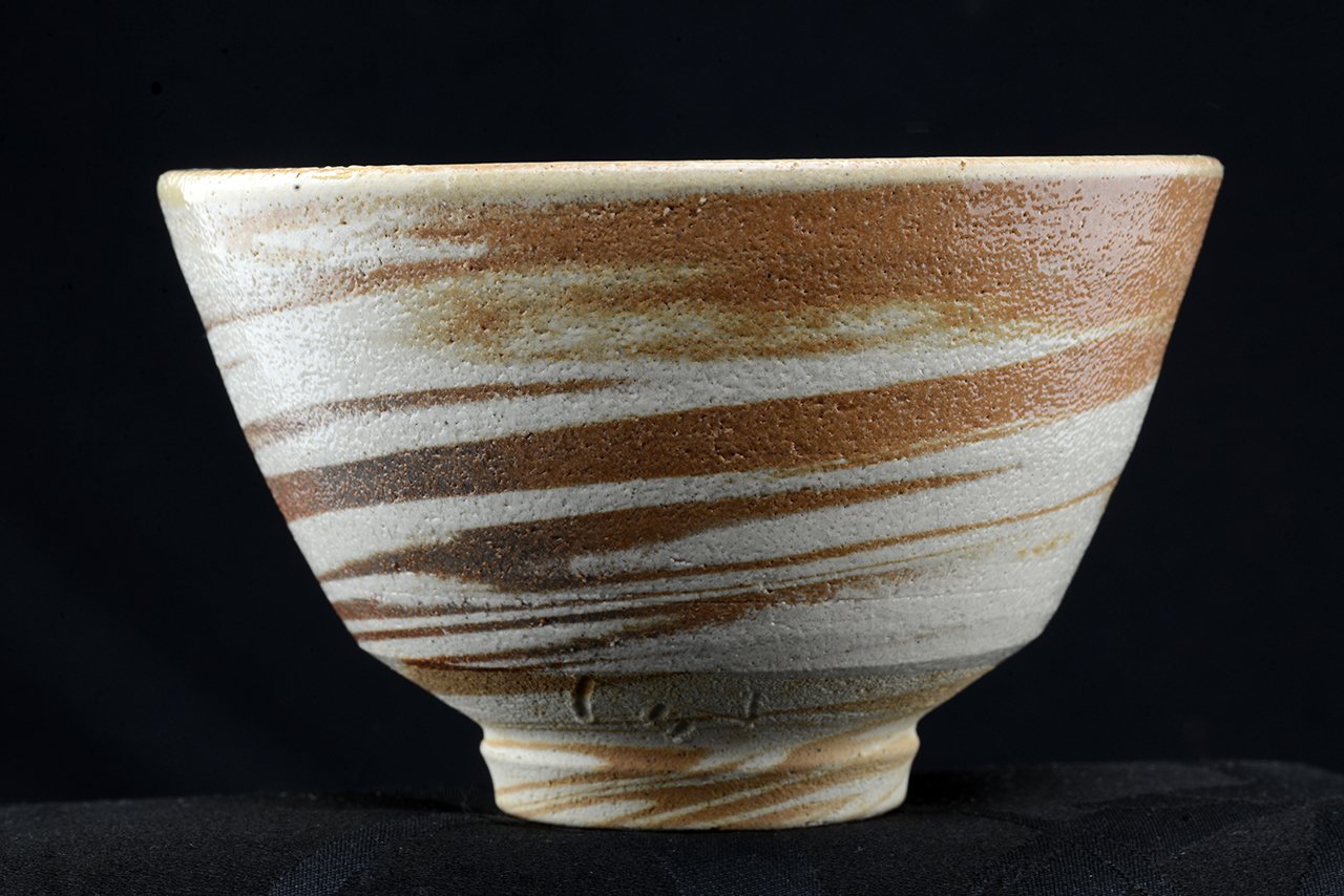 Tadashi Shibata Seto chawan matcha teáscsésze