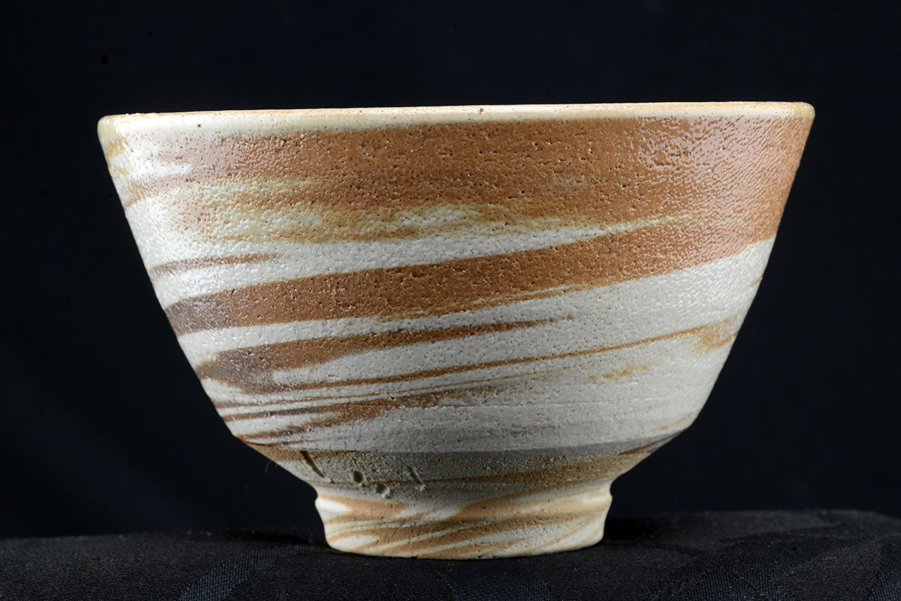 Tadashi Shibata Seto chawan matcha teáscsésze