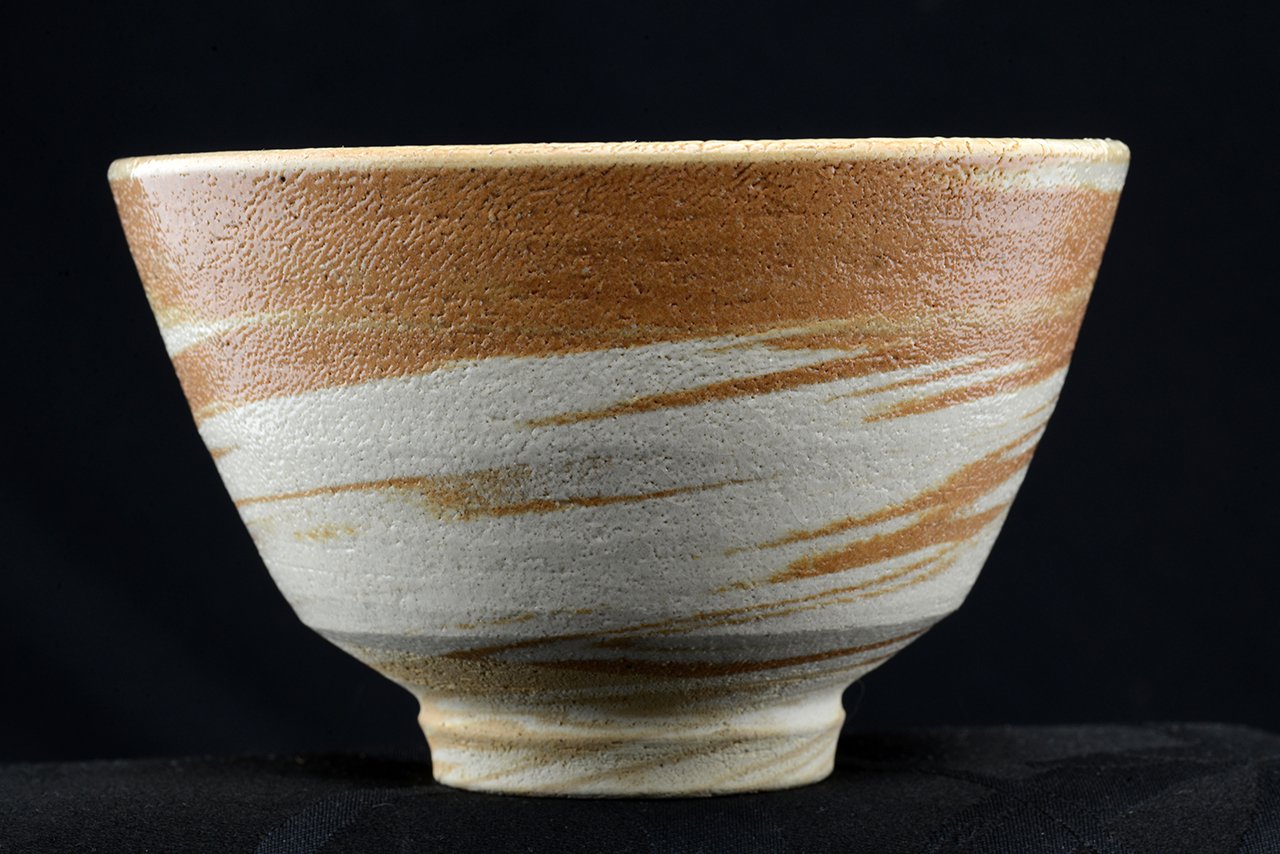 Tadashi Shibata Seto chawan matcha teáscsésze