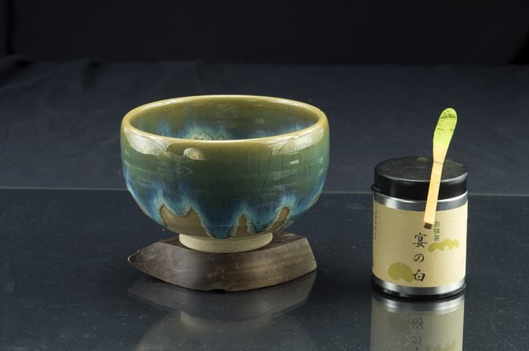 III. Tetsuzan Yamaoka agano yaki japán matcha teáscsésze