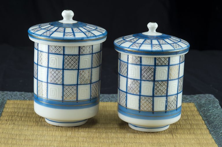 arabesque japán yunomi teáscsésze pár