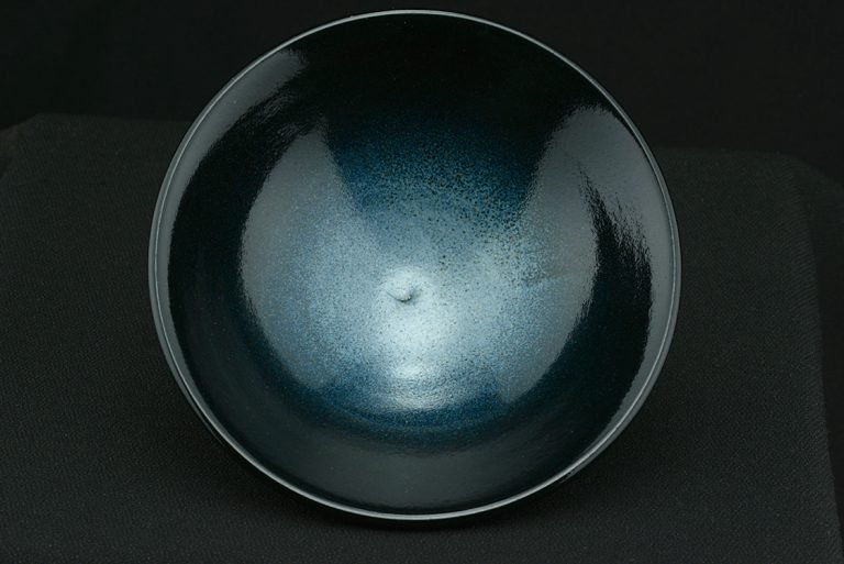 戸焼, Seto-yaki elegánskék chawan matcha csésze