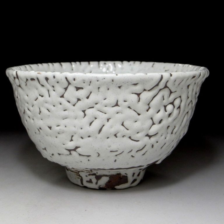 Yamane Seigan kairagi fehér hagi chawan