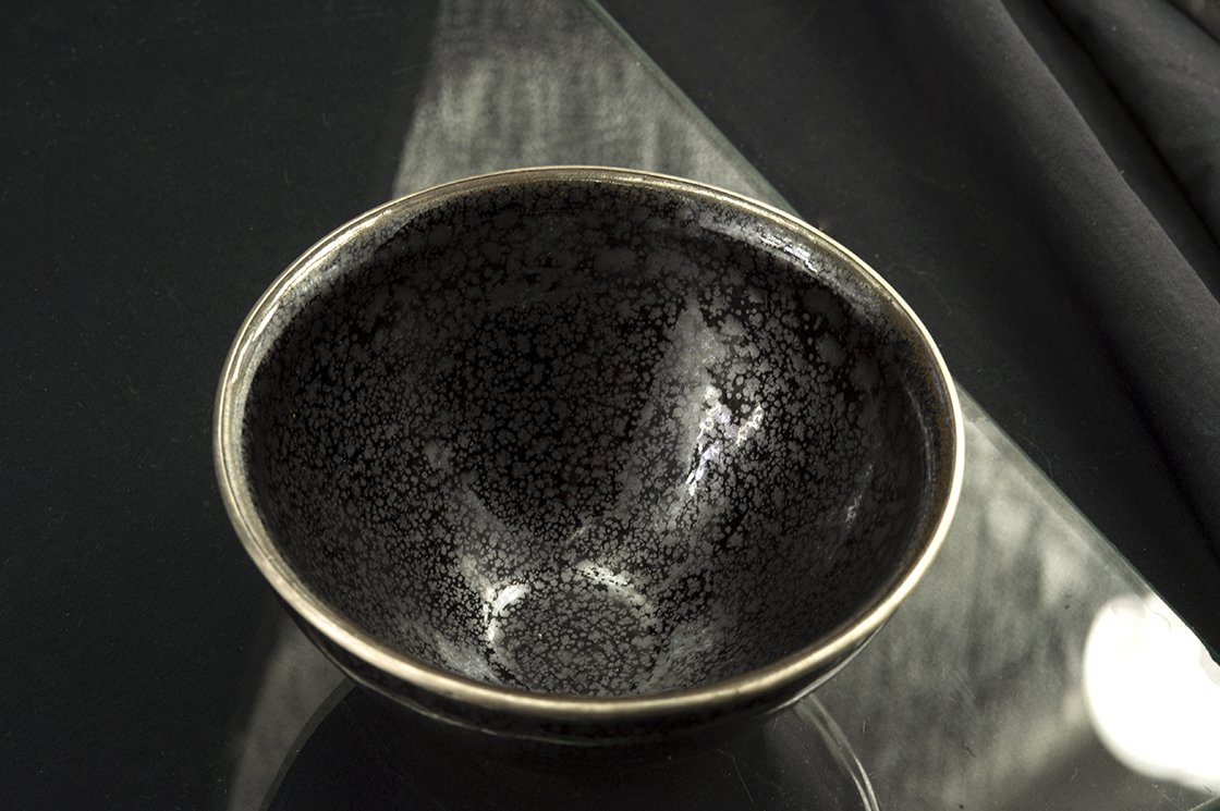 Igazi tenmoku chawan japán matcha teáscsésze