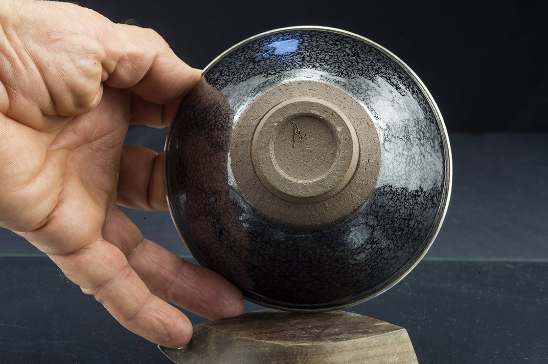 Igazi tenmoku chawan japán matcha teáscsésze