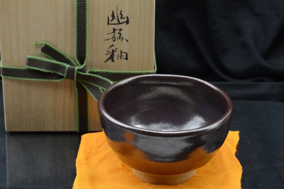 Seto chawan japán teáscsésze Tatsuji Kato