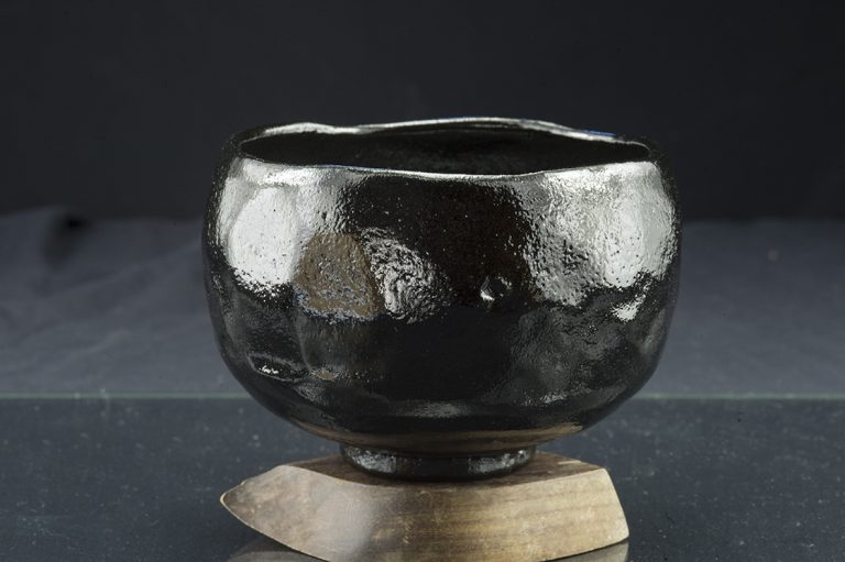 Daitokuji zen templom kuro raku chawan 3