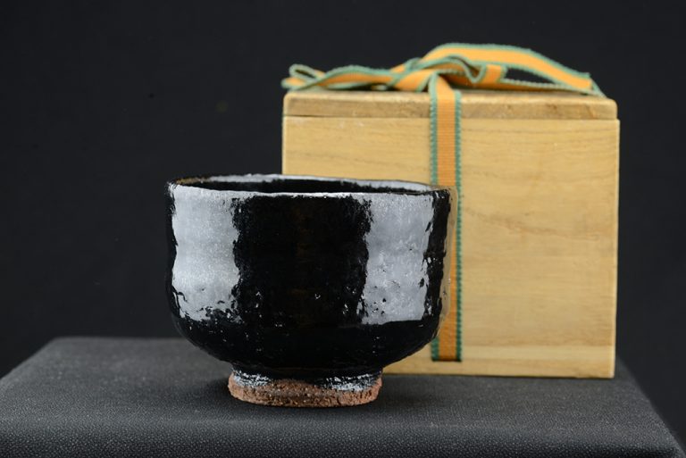 kuro seto chawan japán matcha teáscsésze