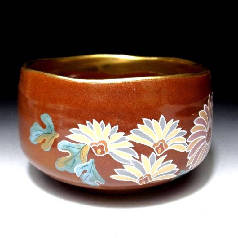 Kutani chawan matcha teáscsésze