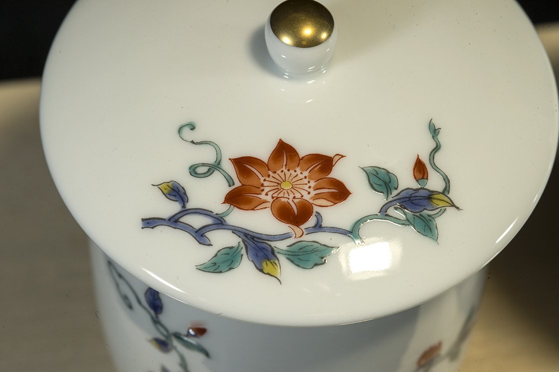 Nabeshima japán festett teáscsésze pár