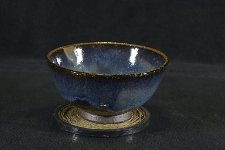 Seigan Kék Hagi matcha teáskészle