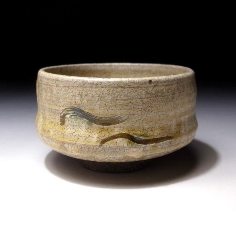 Hullámos seto matcha teáscsésze