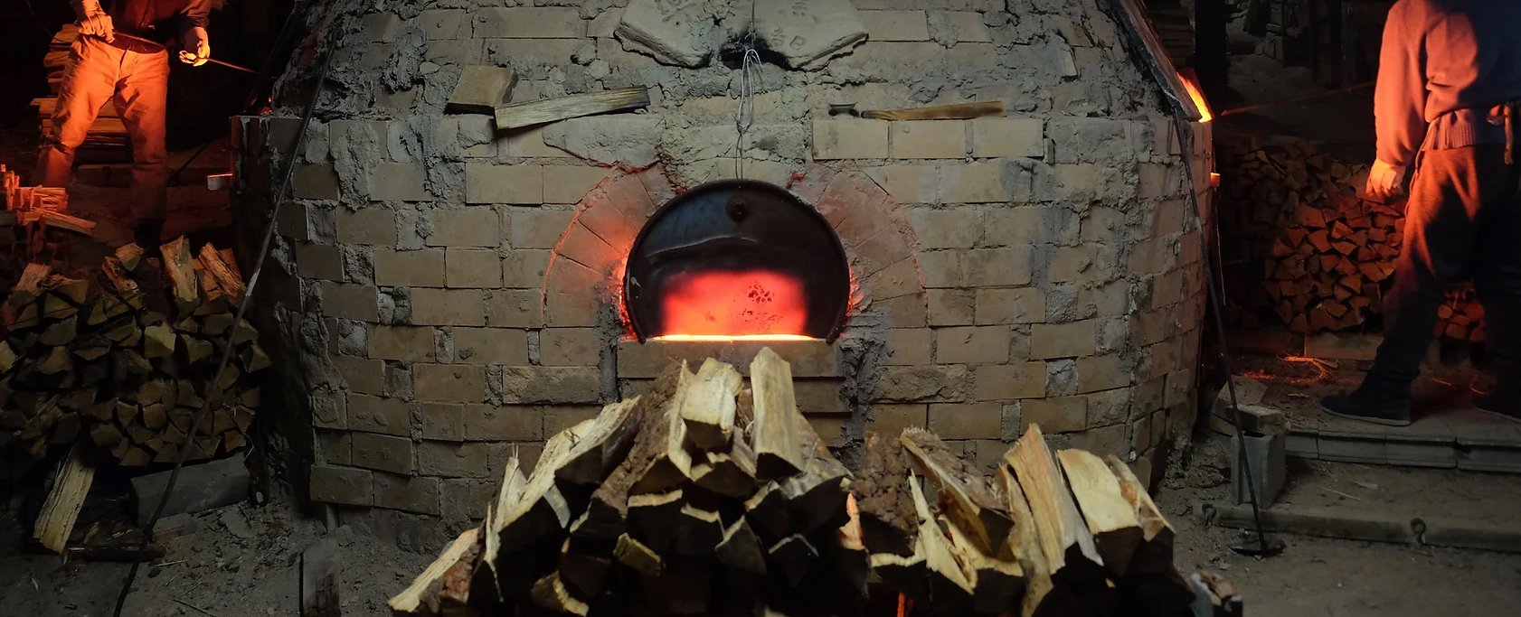 Rakusai Shigaraki chawan japán matcha teáscsésze