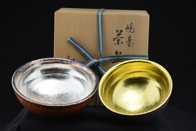 Shimadai aka raku chawan matcha teáscsésze pár