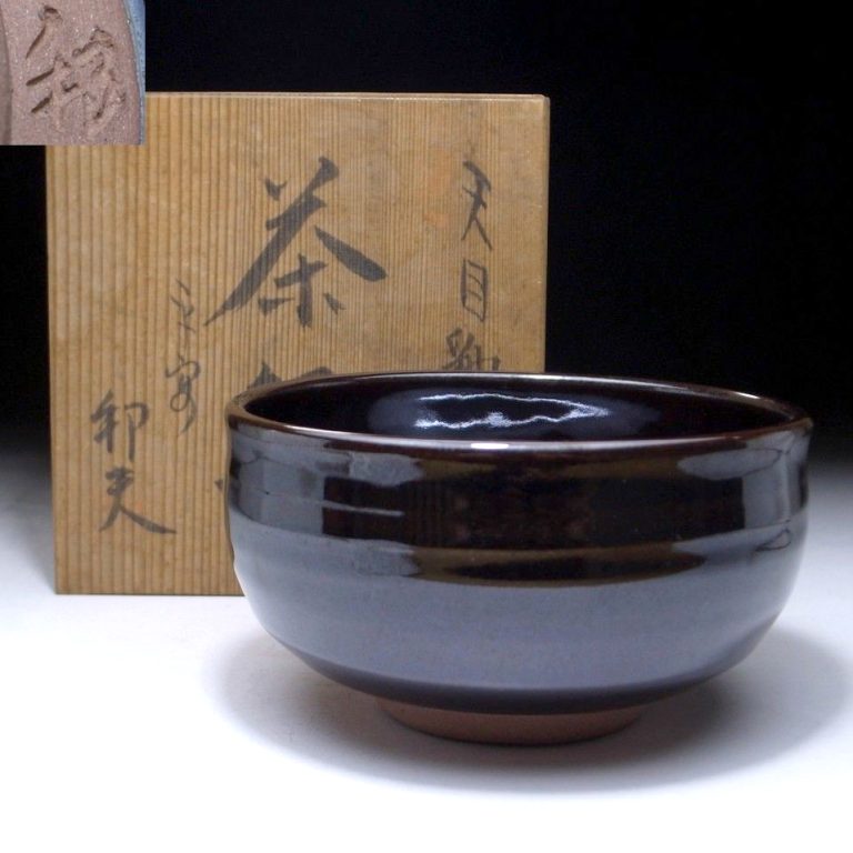 tenmoku chawan japán matcha teáscsésze