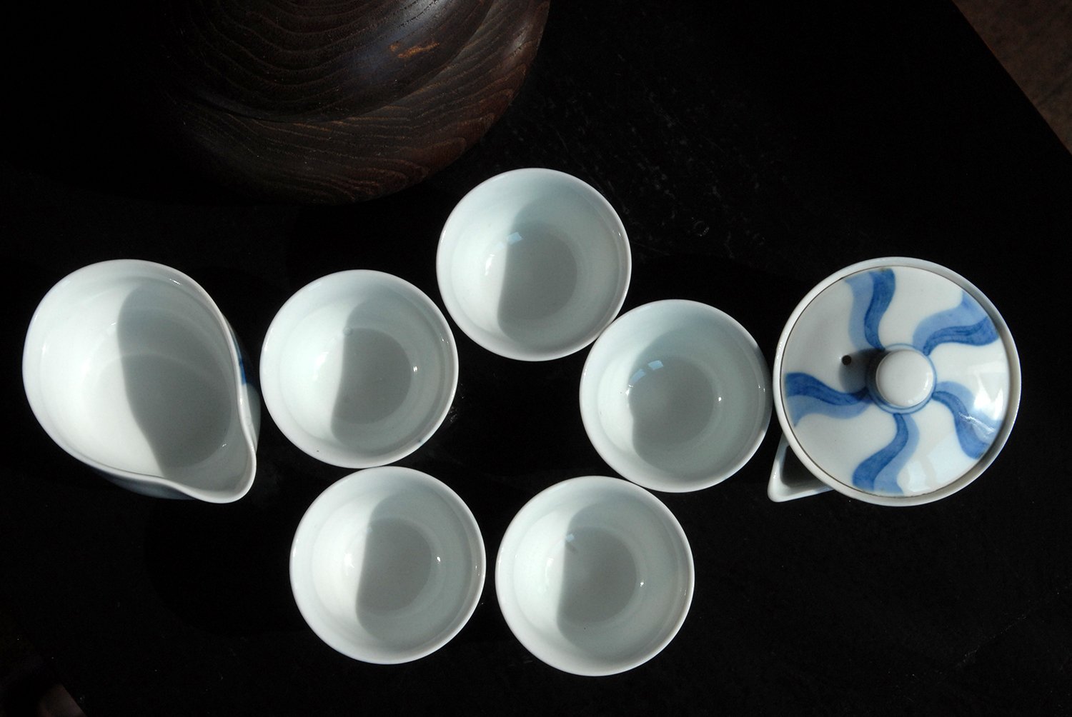 Chikusen Miura kyo japán teáskészlet