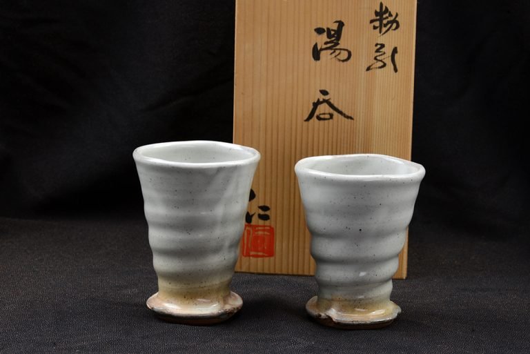 Hitoshi Tanigawa japán teáscsésze pár