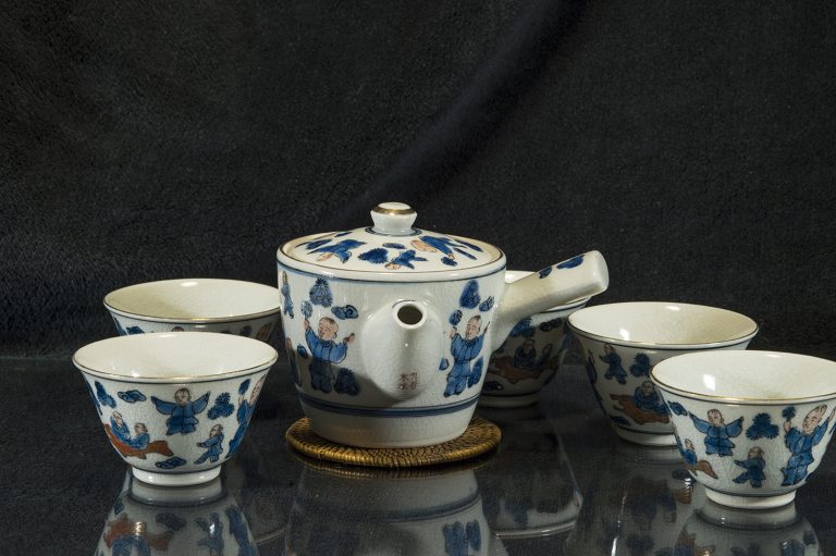 Mokubei-Aoki-kutani-japan-teaskeszlet.