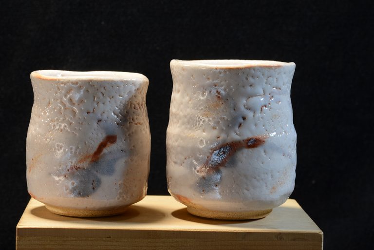 shino yunomi japán teáscsésze pár