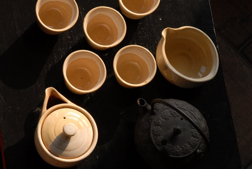 Shuto-en Hagi japán teáskészlet