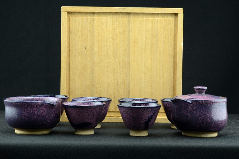 beni shino japán teáskészlet