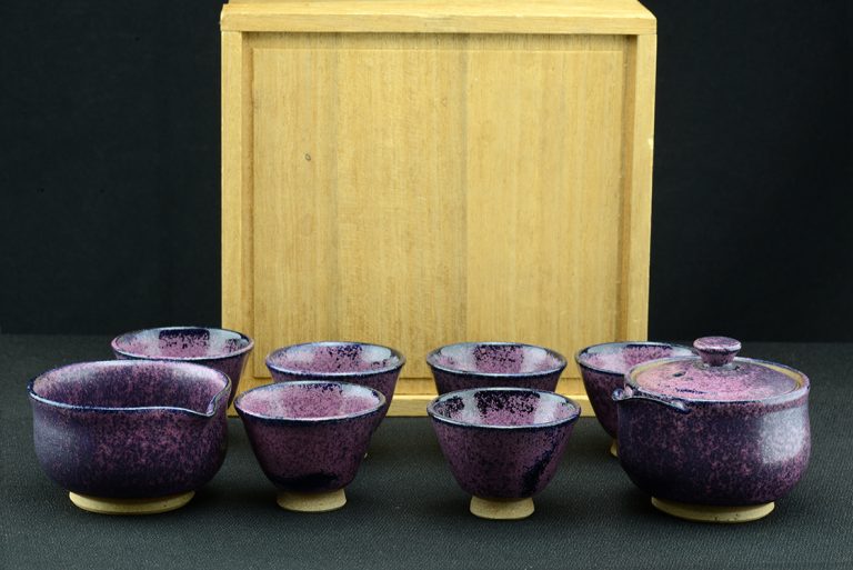 beni shino japán teáskészlet