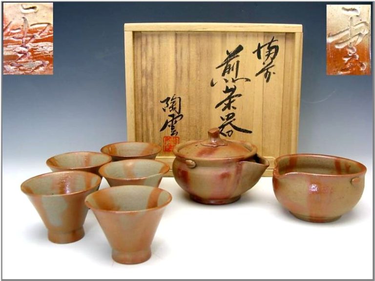 bizen gyokuro japán teáskészlet